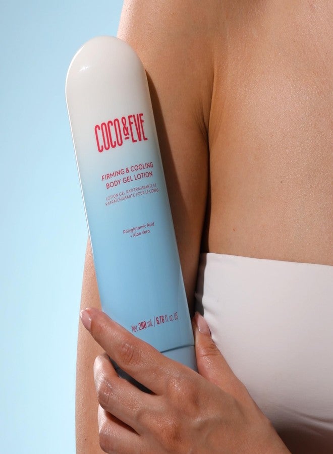 Coco & Eve Firming & Cooling Body Gel Lotion — Aftersun Care with Aloe Vera, Polyglutamic Acid for Sunburn Relief, Hydration & Skin Recovery. Soothing Moisturiser for Sun-irritated Skin. (6.76 fl oz) - Image 4